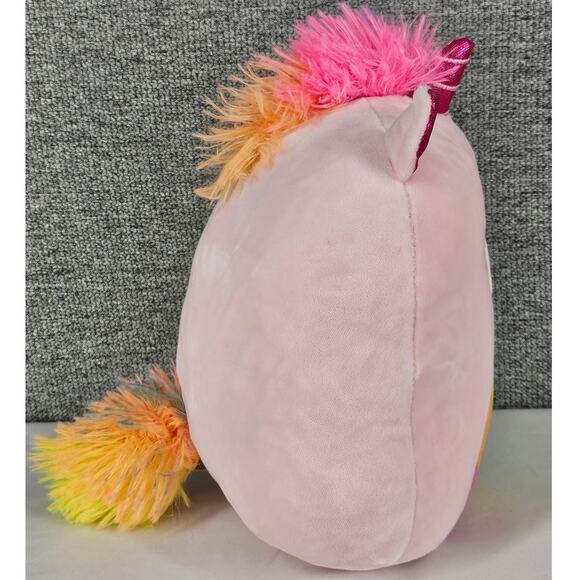 SQUISHMALLOWS ORIGINAL AMOR UNISEX PINK RAINBOW UNICORN PLUSH TOY ONE SIZE 2021 - Picture 3 of 10